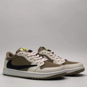 Travis Scott x Air Jordan 1 Low Golf 'Neutral Olive